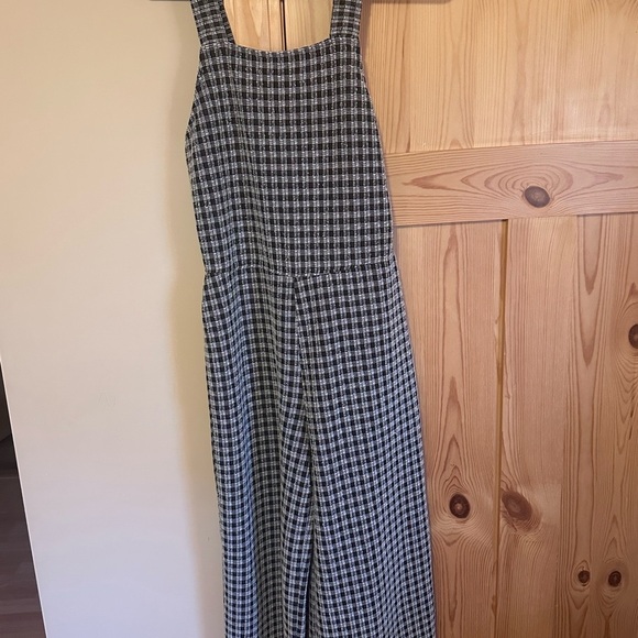 ZARA Trafaluc Black & White Checker Jumpsuit - Picture 6 of 6